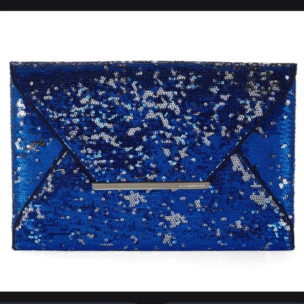 Shimmering Blue/Silver Sequin Clutch